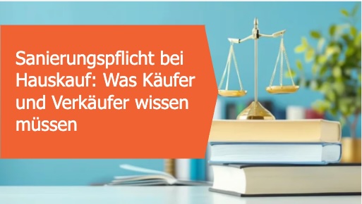 Sanierungspflicht bei Hauskauf: Was Käufer und Verkäufer wissen müssen